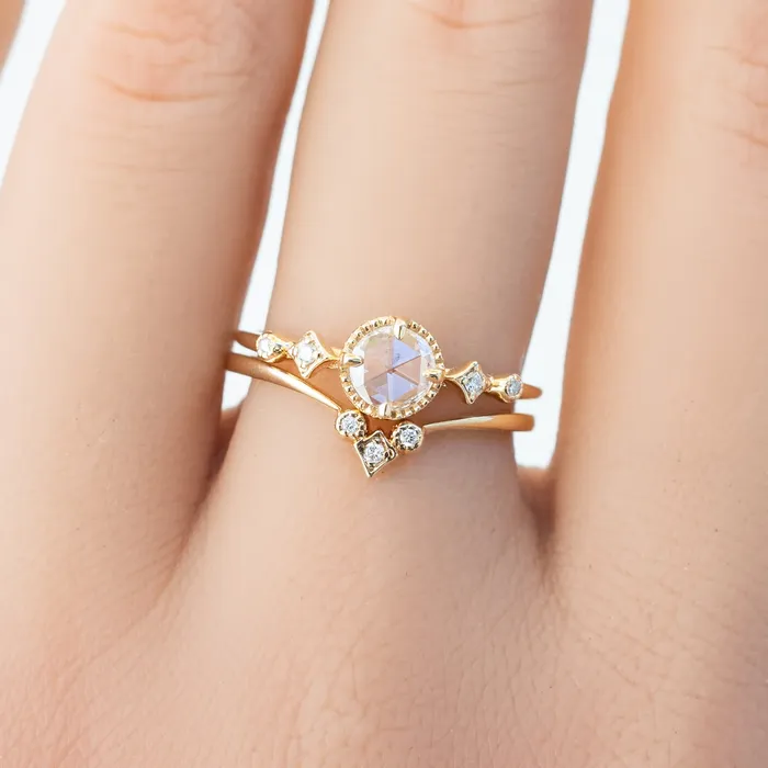Envero Jewelry Rings Stella Ring 020ct Round Rose Cut Diamond 14k Yellow Gold One of a kind Envero Jewelry Rings Stella Ring 020ct Round Rose Cut Diamond 14k Yellow Gold One of a kind