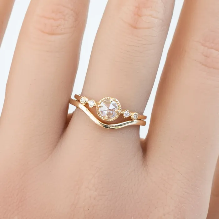 Envero Jewelry Rings Stella Ring 020ct Round Rose Cut Diamond 14k Yellow Gold One of a kind Envero Jewelry Rings Stella Ring 020ct Round Rose Cut Diamond 14k Yellow Gold One of a kind