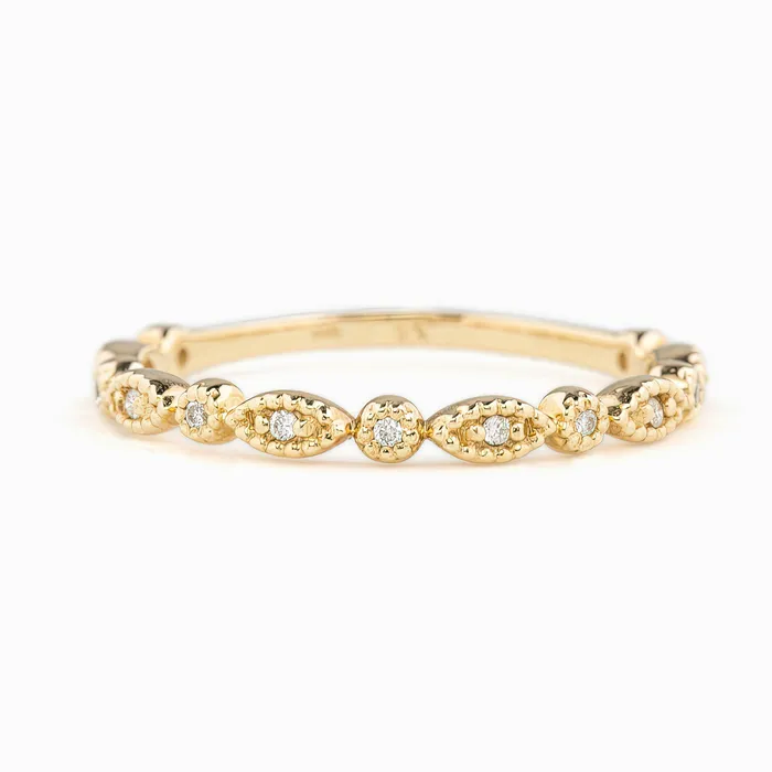 Envero Jewelry Rings Tia Petite Half Full Eternity Ring