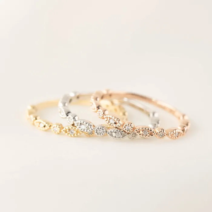 Envero Jewelry Rings Tia Petite Half Full Eternity Ring Envero Jewelry Rings Tia Petite Half Full Eternity Ring