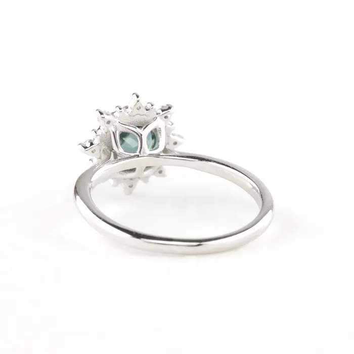 Envero Jewelry Rings Victoria Ring 169ct Green Montana Sapphire 14k White Gold One of a kind Envero Jewelry Rings Victoria Ring 169ct Green Montana Sapphire 14k White Gold One of a kind
