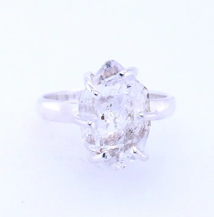 Esprit Creations Herkimer Diamond Brilliance Ring Sterling Silver Rings