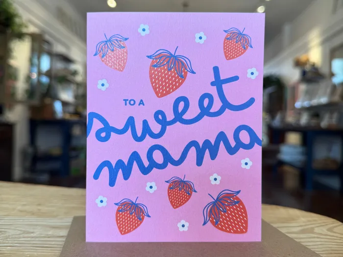 Fond Printed Goods Wholesale Earrings Sweet Mama Card