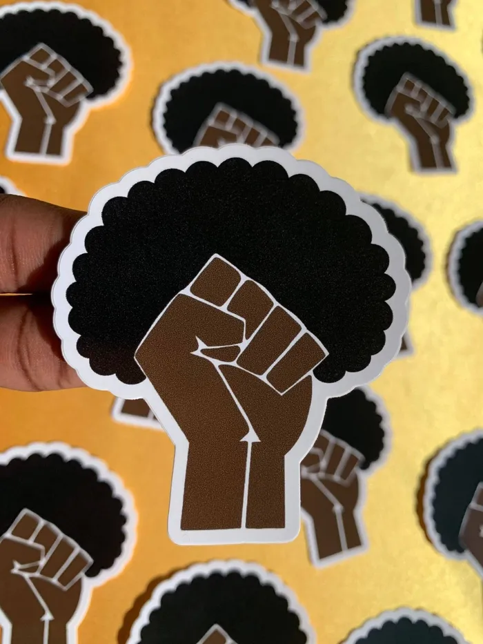 Jammin for Justice Earrings Power to the People Sticker