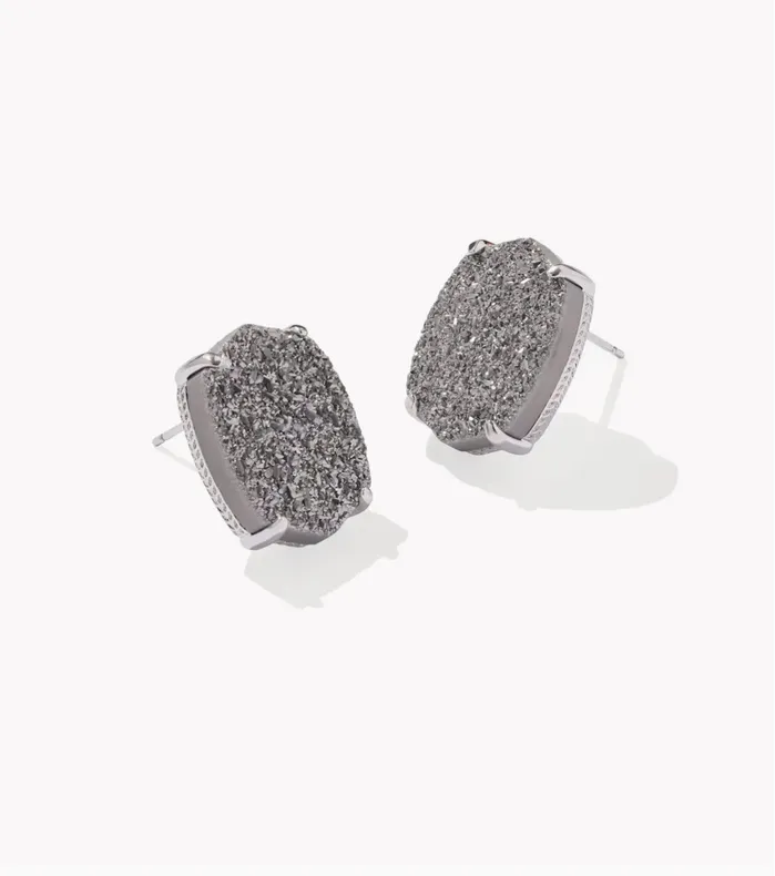 KENDRA SCOTT Daphne Silver Large Stud Earrings in Platinum Drusy 9608875596 KENDRA SCOTT Earrings KENDRA SCOTT Daphne Silver Large Stud Earrings in Platinum Drusy 9608875596 KENDRA SCOTT Earrings