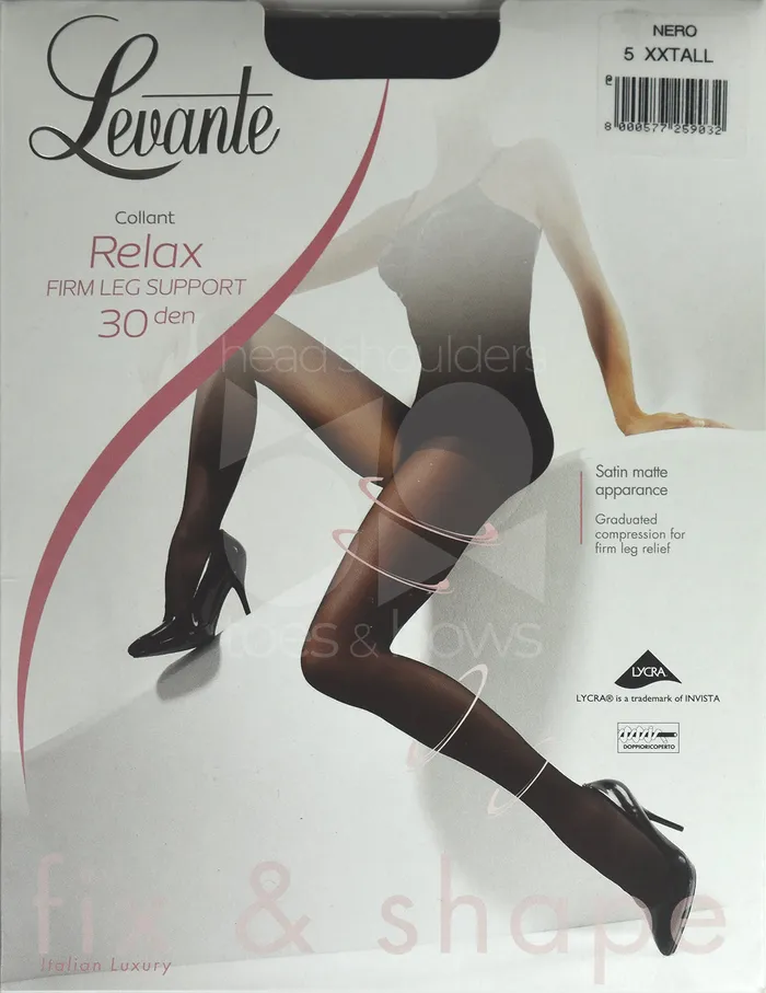 Levante Relax Firm 30 Denier Stockings Sughero Levante Earrings