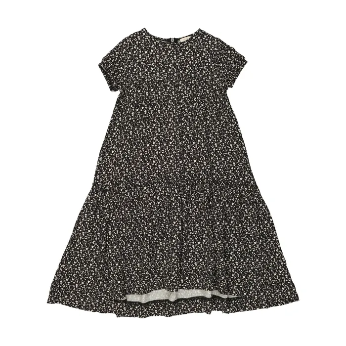 Lil Legs Maxi Robe Short Sleeve Black Lil Legs Rings