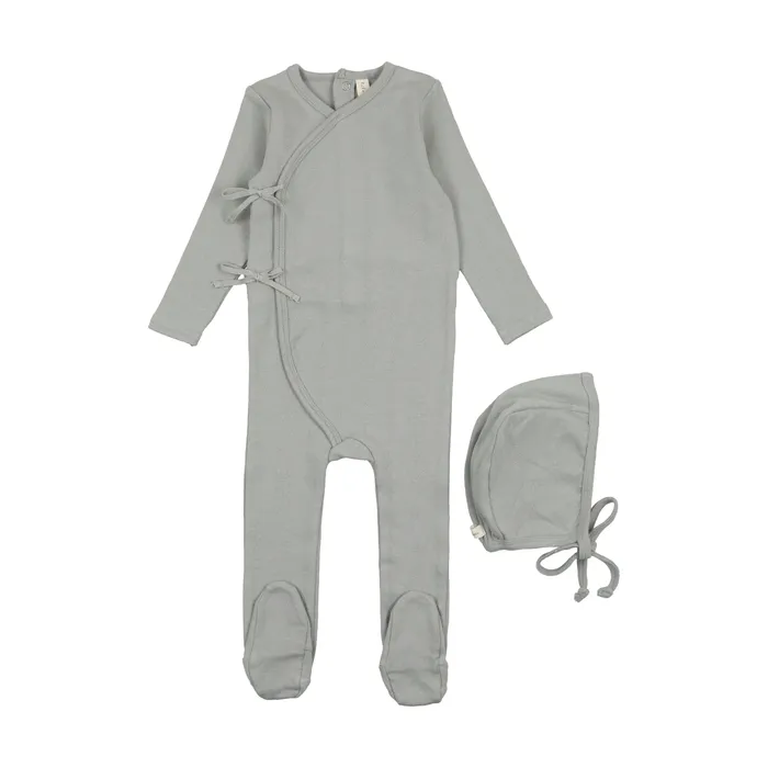 Lilette Vine Pointelle Footie Set Blue Lilette Rings