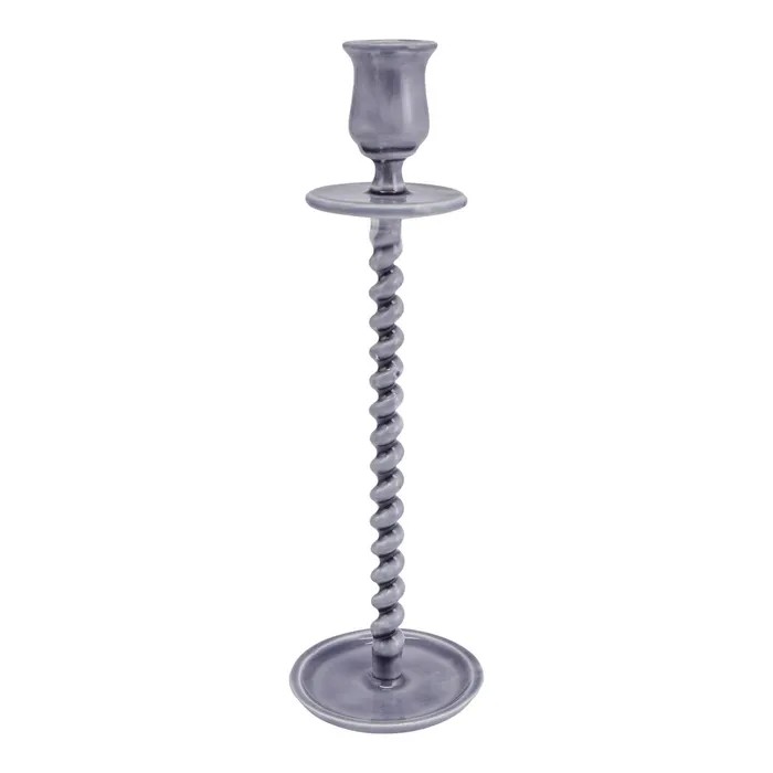 Made Market Co Earrings Corkscrew Taper Holder Gray Large