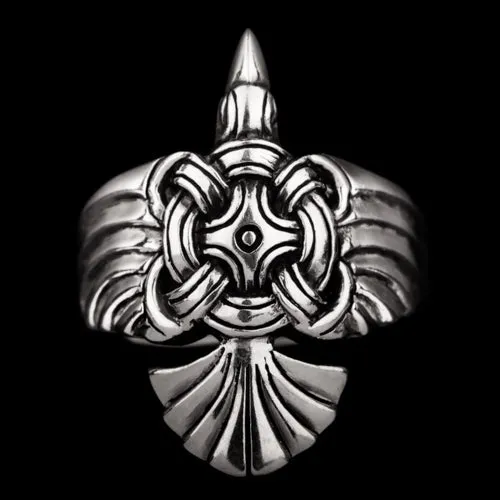 Northan Rings Winged Viking Raven Ring