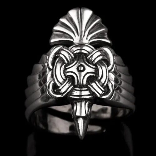 Northan Rings Winged Viking Raven Ring