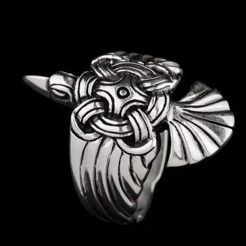 Northan Rings Winged Viking Raven Ring