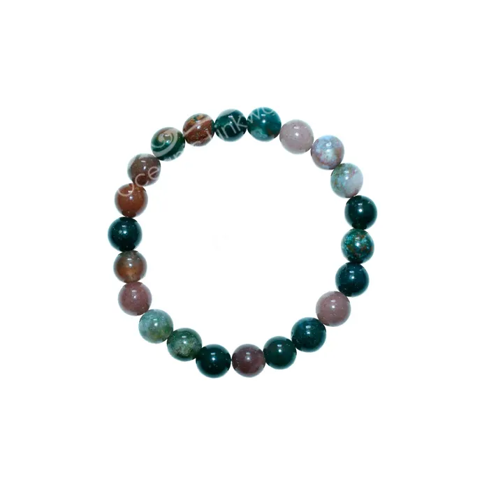 Oceanic Linkways Bracelets Fancy Jasper Beaded Bracelet 8mm