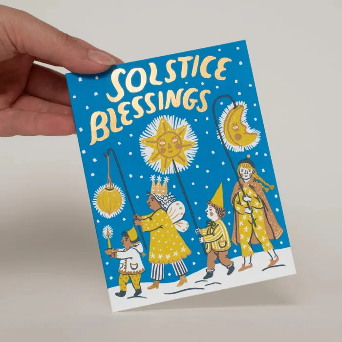 Phoebe Wahl Earrings Solstice Parade Card