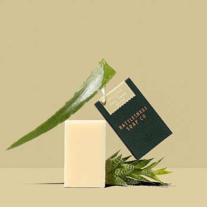 Rattlesnake Soap Co Rings Tea Tree and Aloe Bar Soap