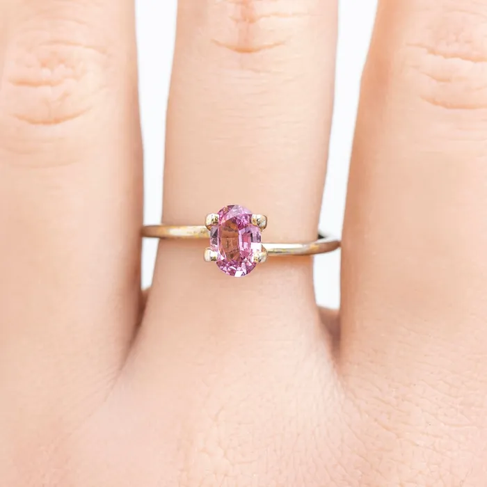 Rings Envero Jewelry 072ct Oval Cut Pink Madagascar Sapphire SO471 Rings Envero Jewelry 072ct Oval Cut Pink Madagascar Sapphire SO471