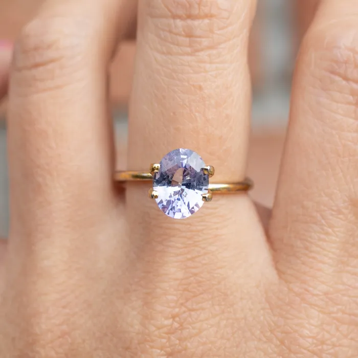 Rings Envero Jewelry 214ct Oval Cut Lavender Purple Ceylon Sapphire Rings Envero Jewelry 214ct Oval Cut Lavender Purple Ceylon Sapphire