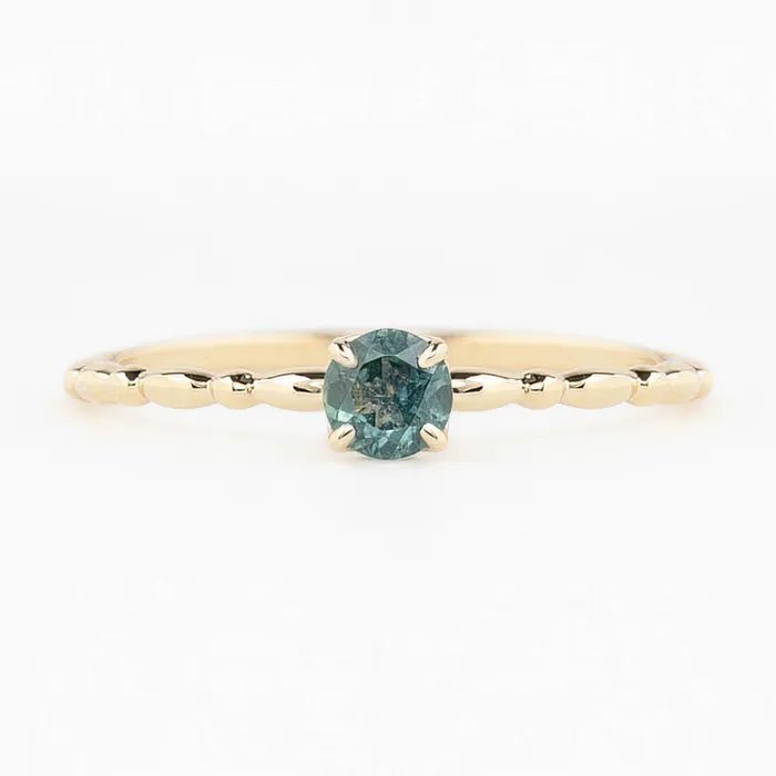 Rings Envero Jewelry Candy Ring 030ct Blue Green Montana Sapphire
