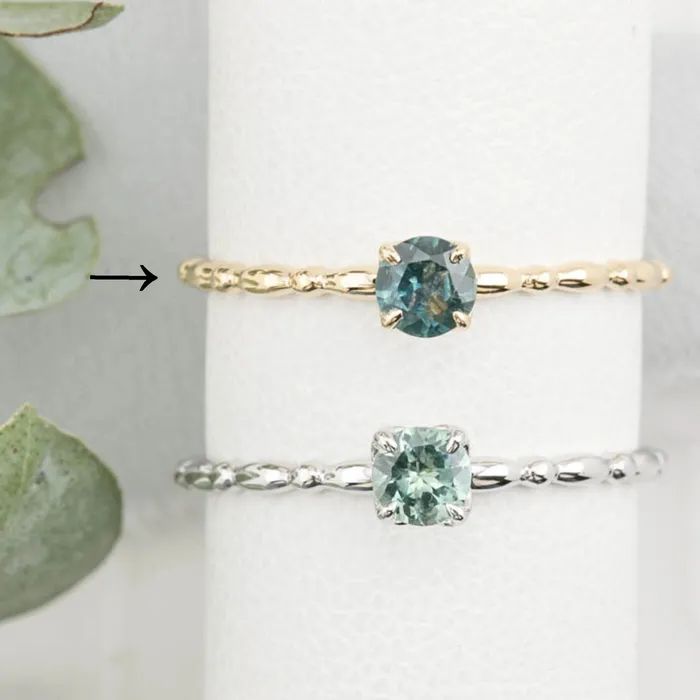 Rings Envero Jewelry Candy Ring 030ct Blue Green Montana Sapphire Rings Envero Jewelry Candy Ring 030ct Blue Green Montana Sapphire