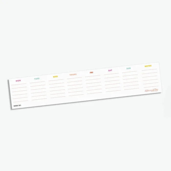 Rings Have A Nice Day Simply Skinny Notepad