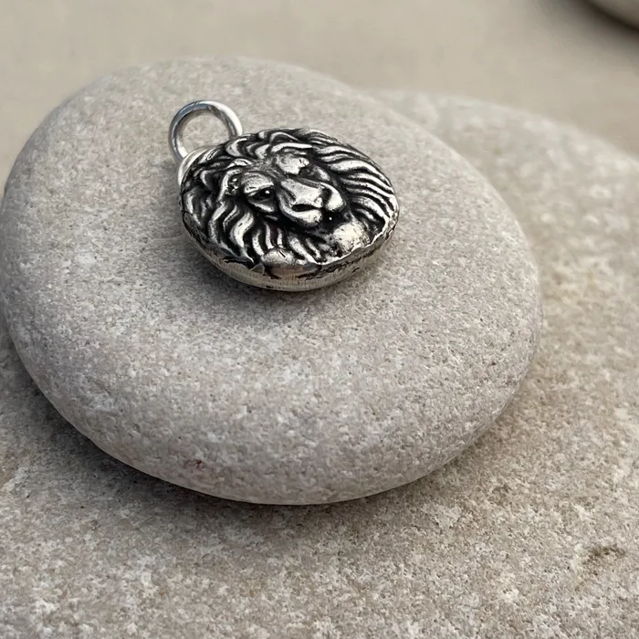 Rings HeidiJHale Designs Sterling Silver Lion Charm
