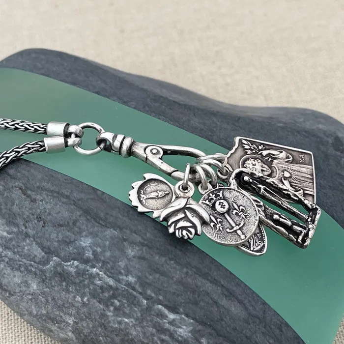 Rings HeidiJHale Designs Sterling Silver Lion Charm