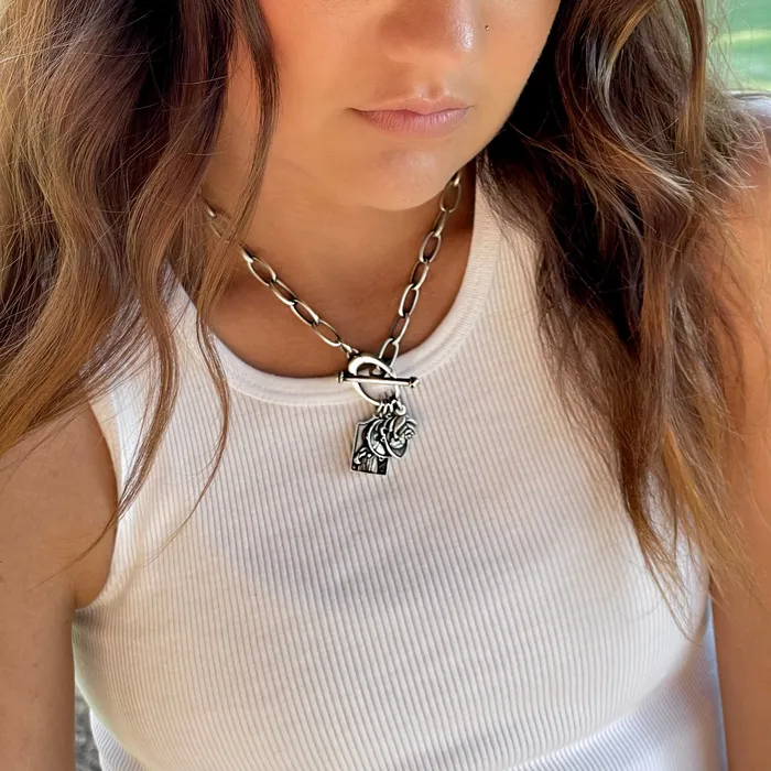 Rings HeidiJHale Designs Sterling Silver Lion Charm