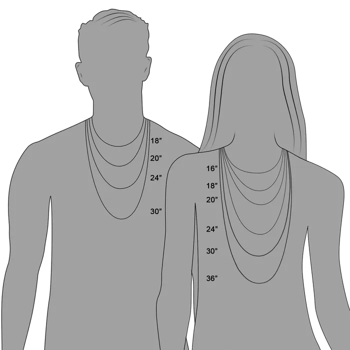 Rings MayaMila 10k White Gold Classic Box Chain 045mm