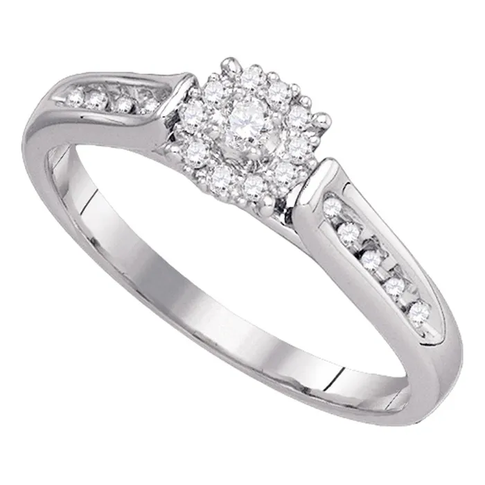 Rings mayamila 14kt White Gold Womens Round Diamond Round Bridal Wedding Engagement Ring 38 Cttw Rings mayamila 14kt White Gold Womens Round Diamond Round Bridal Wedding Engagement Ring 38 Cttw