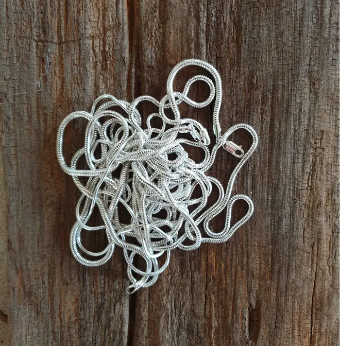 Rings Northan Viking Silver Sterling Silver Snake Chain