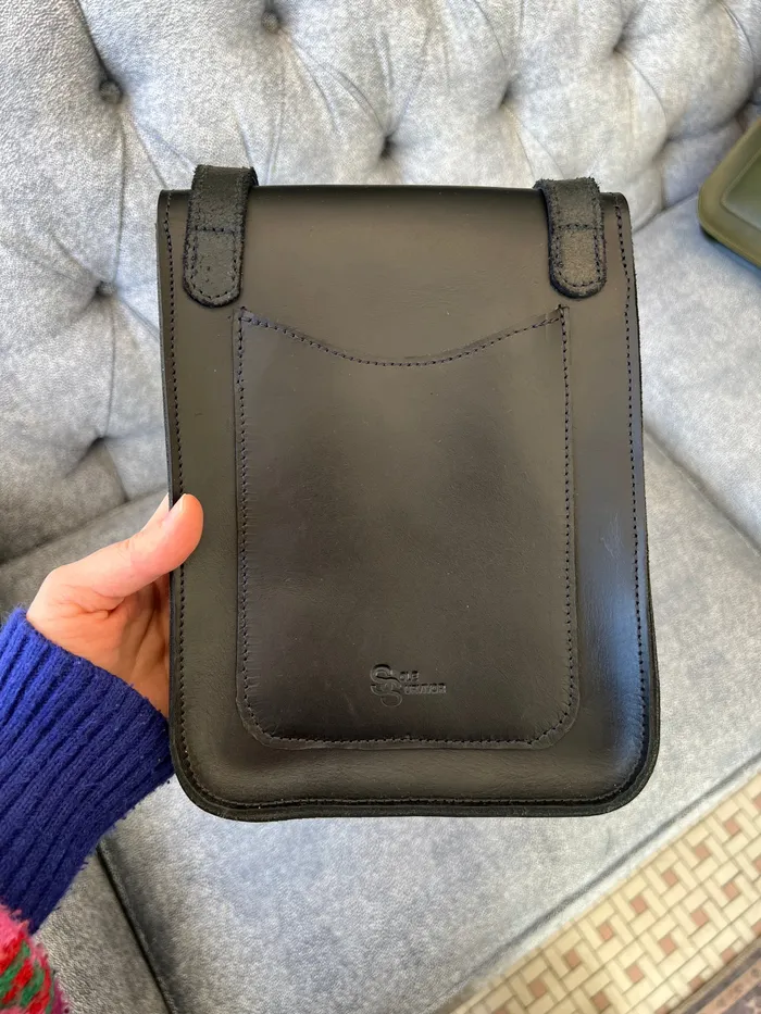 Rings Sole Survivor Leather Consignment Dana Shoulder Bag Black