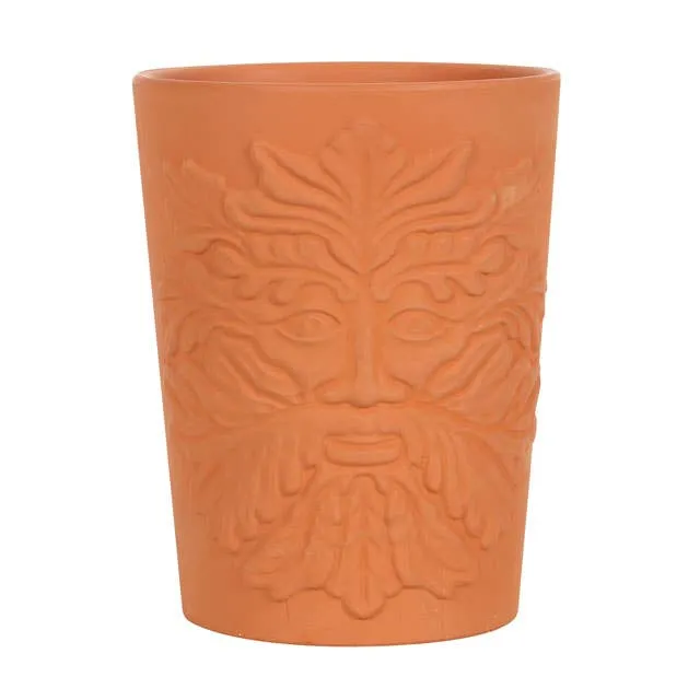 Something Different Wholesale Earrings 16cm Green Man Terracotta Plant Pot