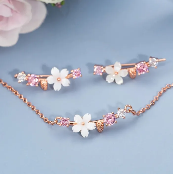 Sorasol Snow Flower Earrings