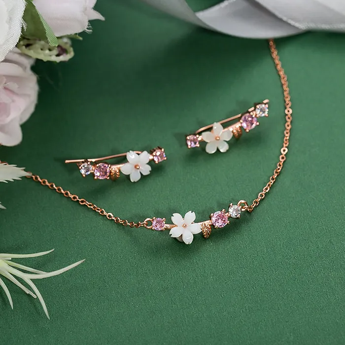 Sorasol Snow Flower Earrings