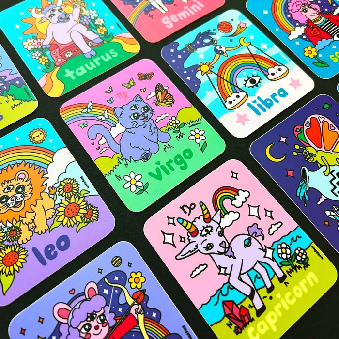 Sticker Zodiac Sagittarius Wokeface Earrings