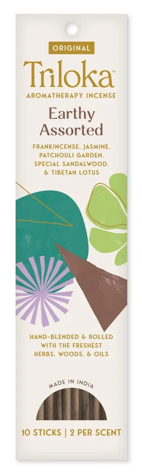 Triloka Earrings Triloka Earthy Assorted Original Incense