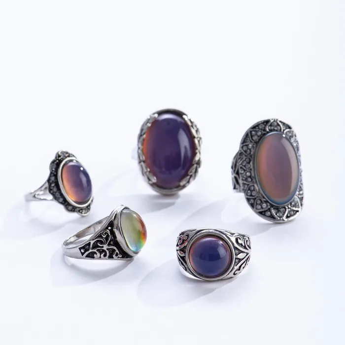 Vintage Mood Ring GeoCentral Rings