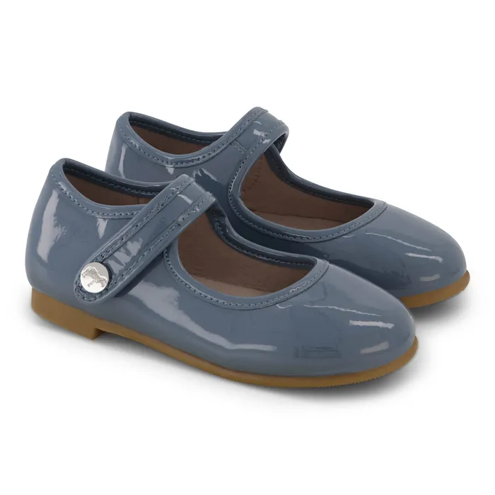 Zeebra Kids Hard Sole Patent Leather Mary Janes Marlin Blue Zeebra Kids Rings Zeebra Kids Hard Sole Patent Leather Mary Janes Marlin Blue Zeebra Kids Rings