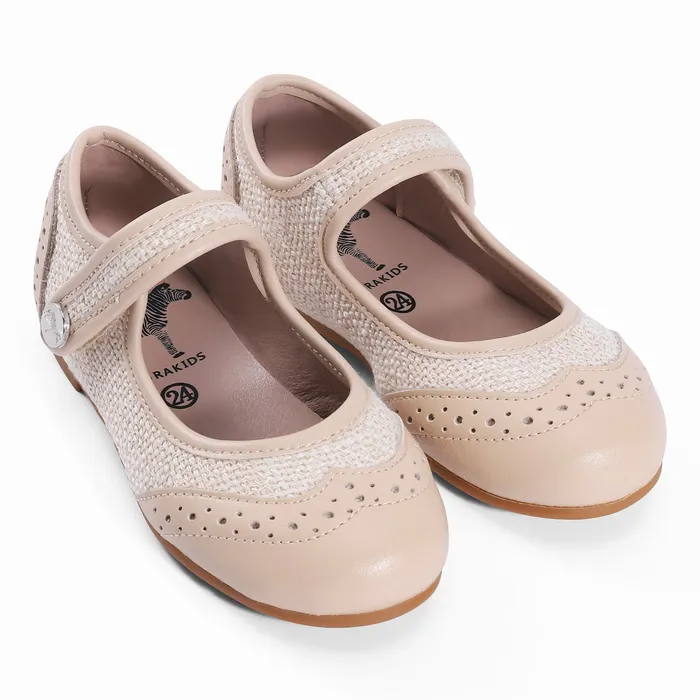 Zeebra Kids Wingtip Mary Janes Bone Zeebra Kids Earrings
