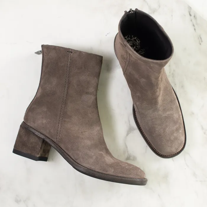 Alberto Fasciani Earrings Alberto Fasciani Mid Heel Boot TaupeGrey ON SALE