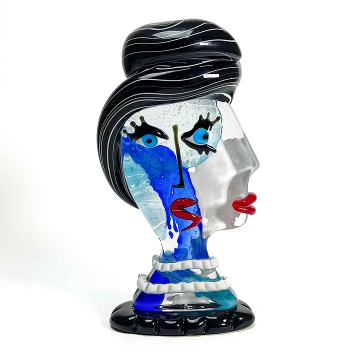Audry Head Murano glass Homage to Picasso Vetreria Badioli Earrings