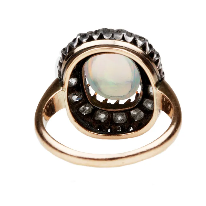Bell Bird Antiques Late 19th Century Opal Ring Rings