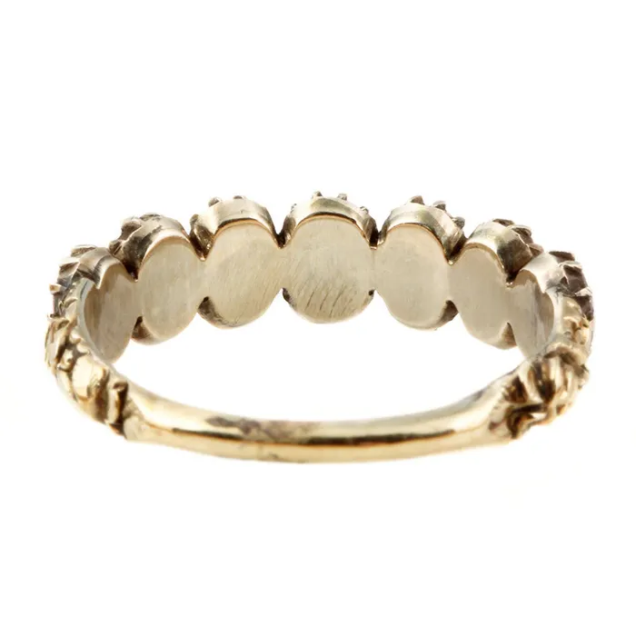 Bell Bird Antiques Rings Topaz Half Hoop Band