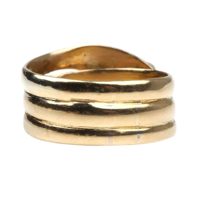 Bell Bird Antiques Rings Victorian Diamond Snake Ring