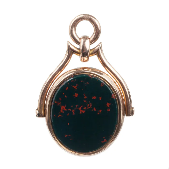 Bell Bird Antiques Watches Victorian Spinning Watch Fob