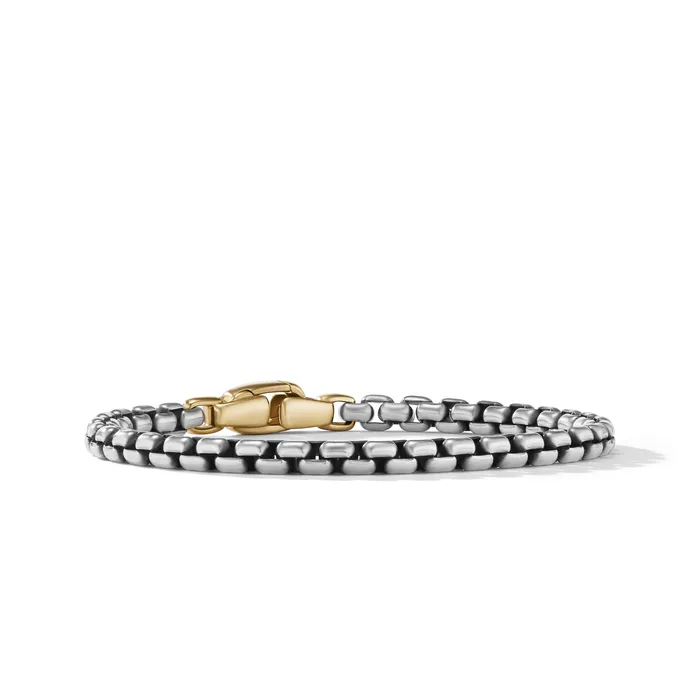 Box Chain Bracelet in Sterling Silver with 14K Yellow Gold David Yurman Bracelets Box Chain Bracelet in Sterling Silver with 14K Yellow Gold David Yurman Bracelets