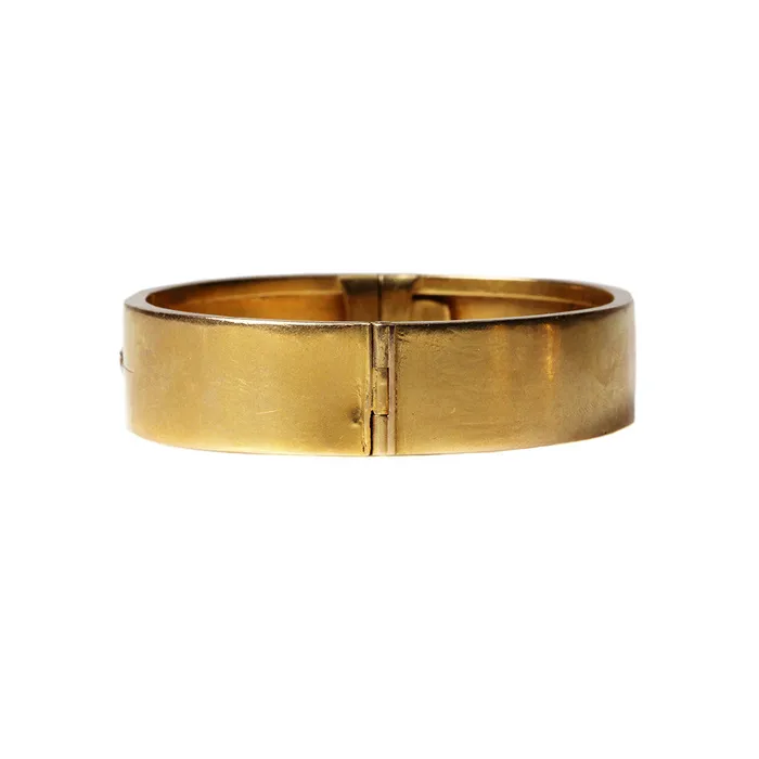 Bracelets Bell Bird Antiques Victorian Gold Diamond Bangle