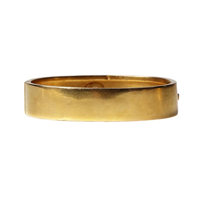 Bracelets Bell Bird Antiques Victorian Gold Diamond Bangle