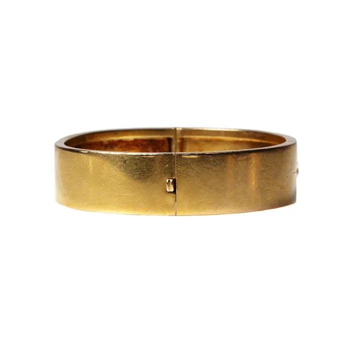 Bracelets Bell Bird Antiques Victorian Gold Diamond Bangle