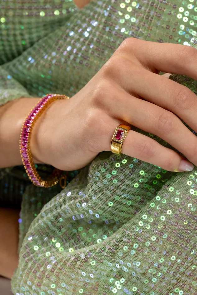 Bracelets Crystal Haze Jewelry Baguette bracelet Sakura